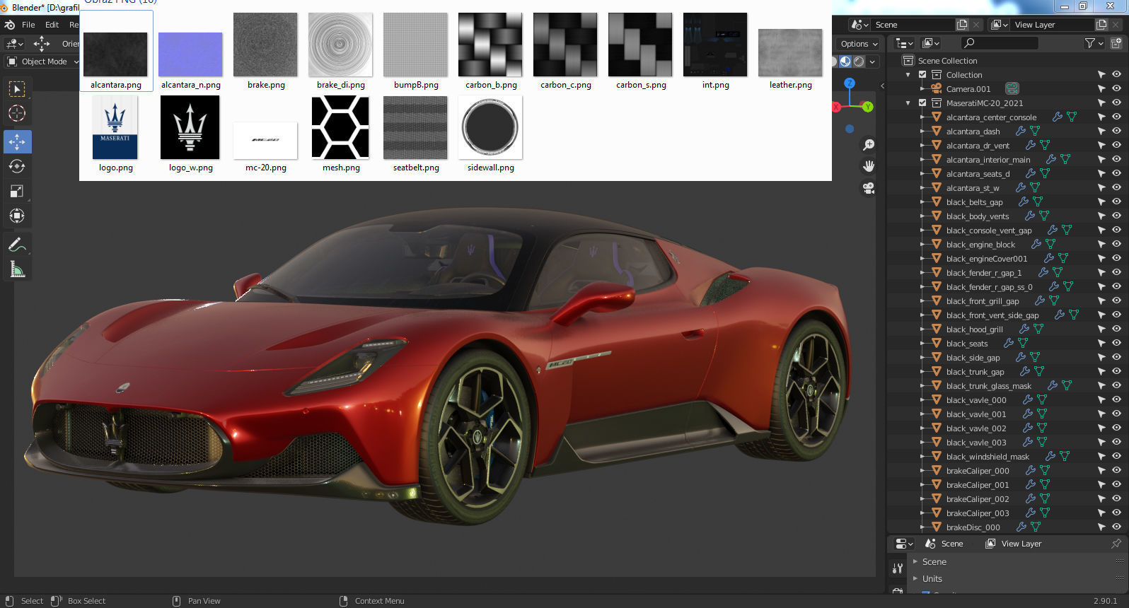 Maserati MC20 2021 3D model_29