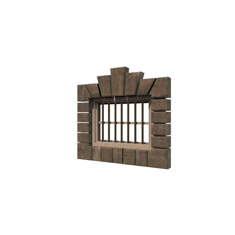 Windows Collection Low-poly 3D model_11