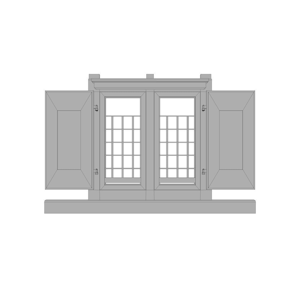 Windows Collection Low-poly 3D model_39