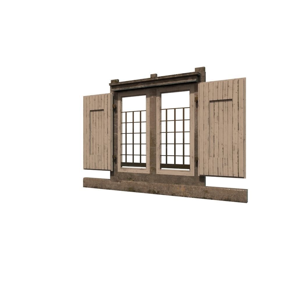 Windows Collection Low-poly 3D model_35