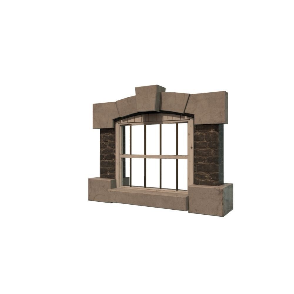 Windows Collection Low-poly 3D model_4