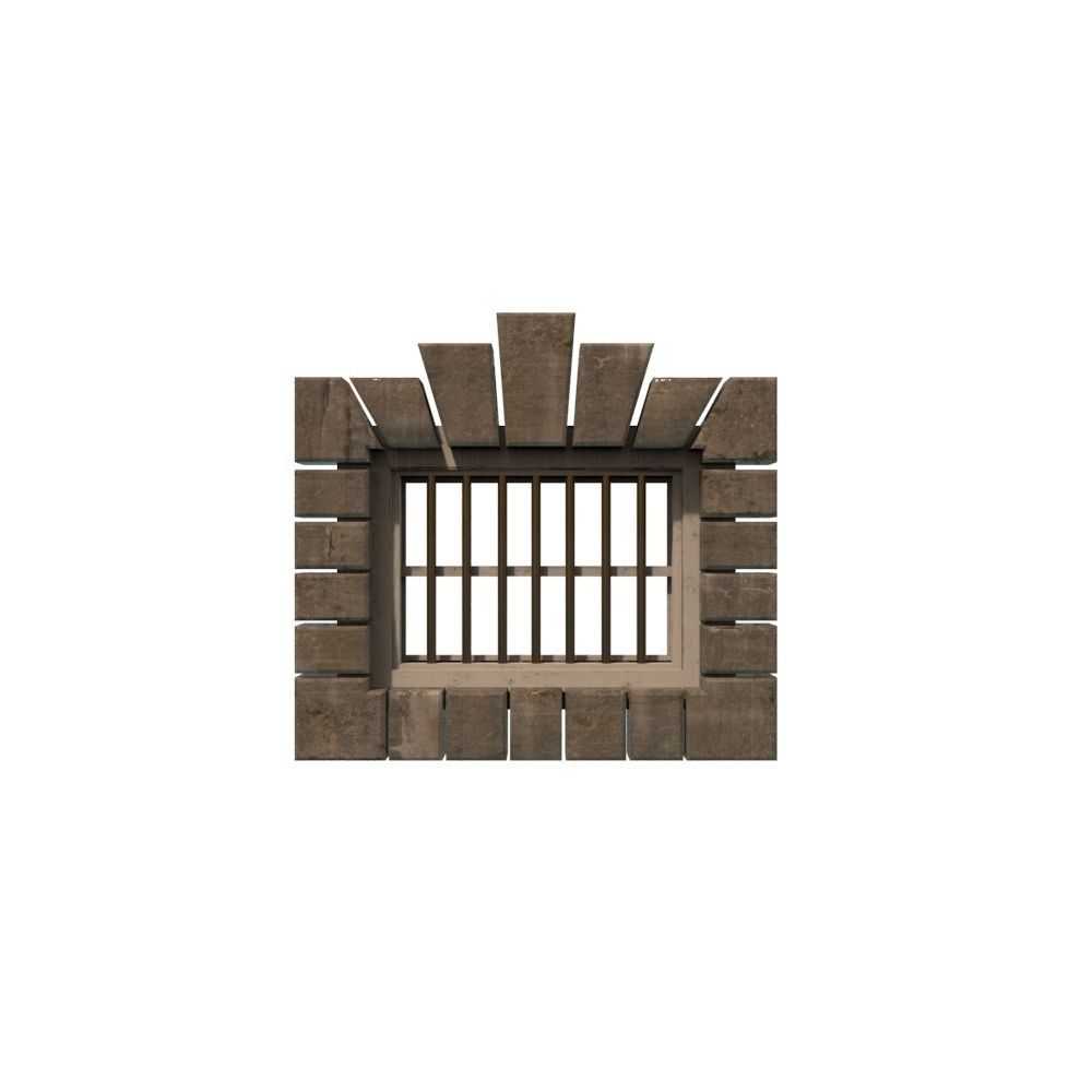 Windows Collection Low-poly 3D model_12