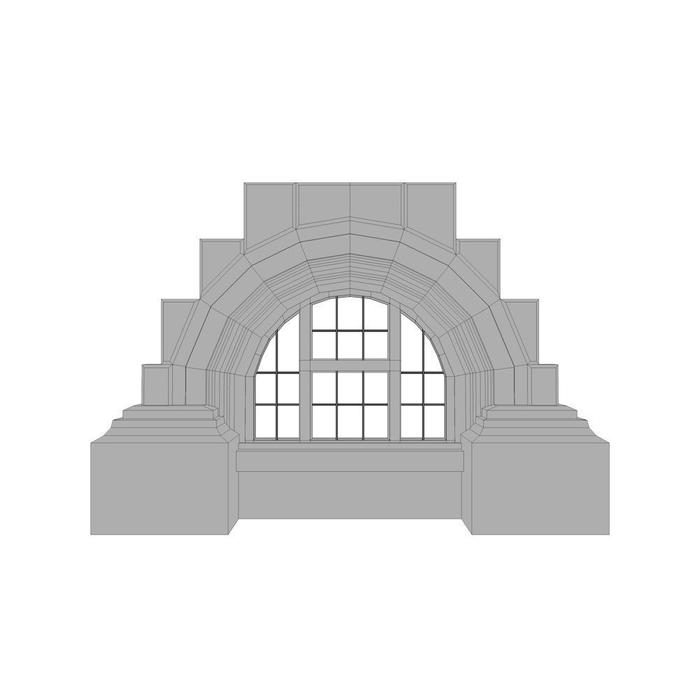 Windows Collection Low-poly 3D model_49