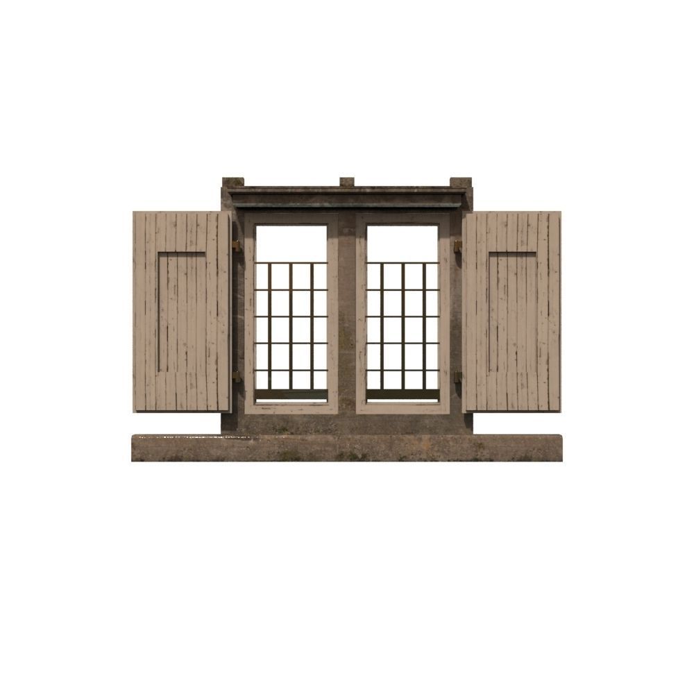 Windows Collection Low-poly 3D model_38