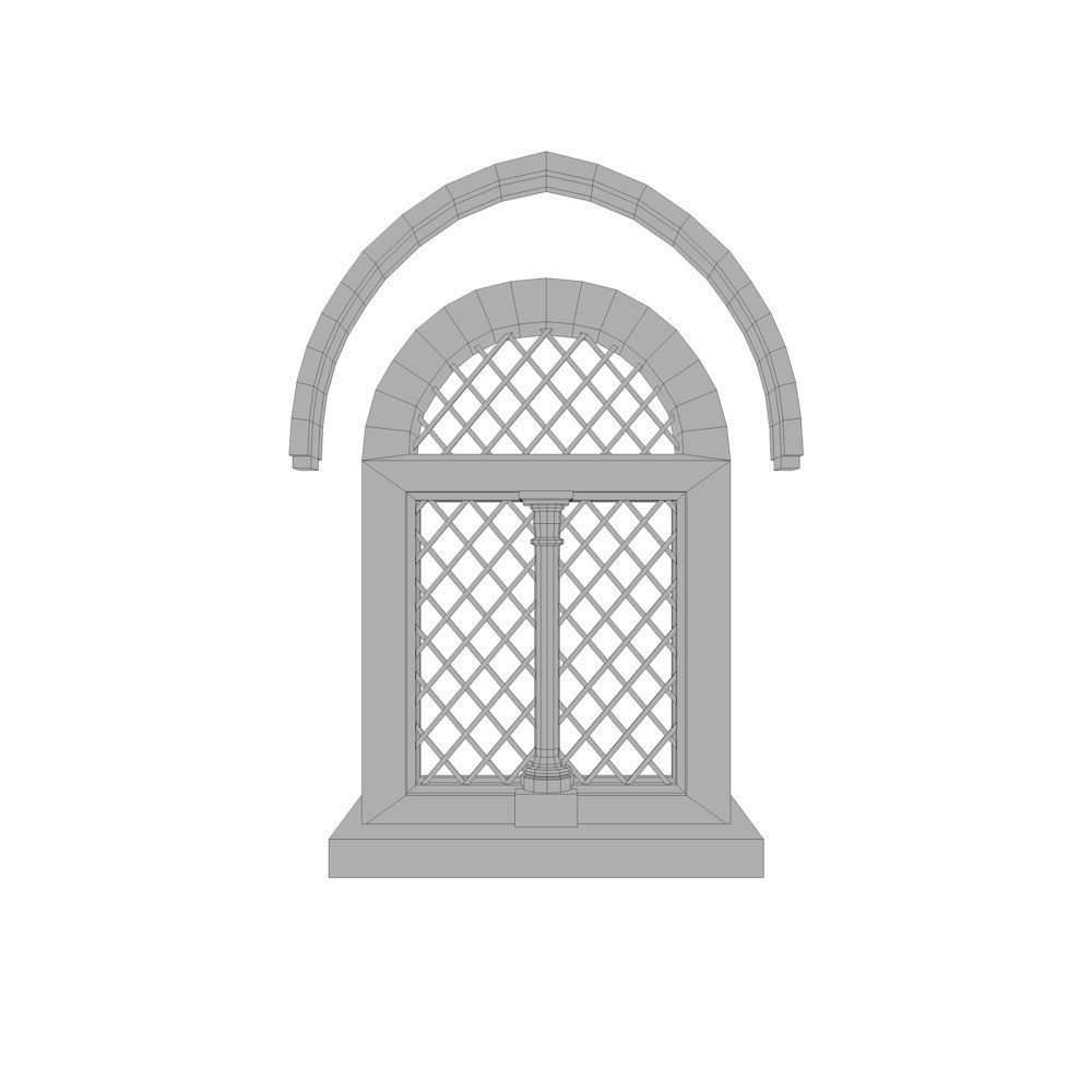 Windows Collection Low-poly 3D model_101