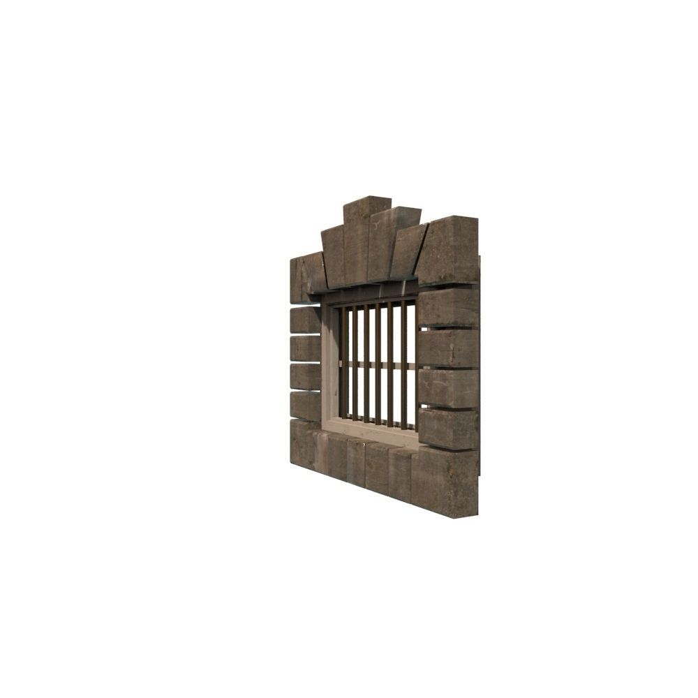 Windows Collection Low-poly 3D model_10