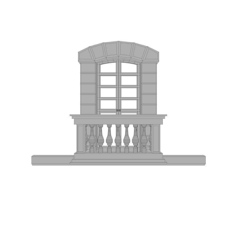 Windows Collection Low-poly 3D model_20