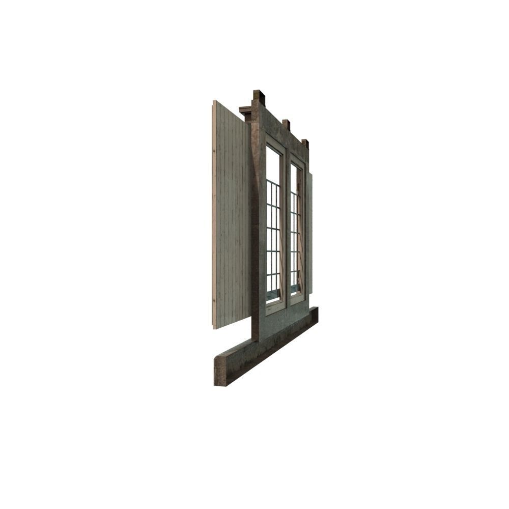 Windows Collection Low-poly 3D model_36