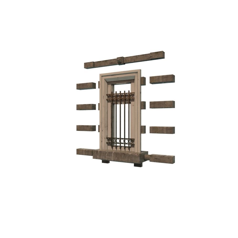 Windows Collection Low-poly 3D model_24