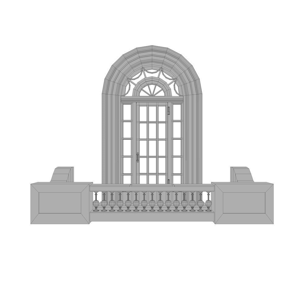 Windows Collection Low-poly 3D model_59