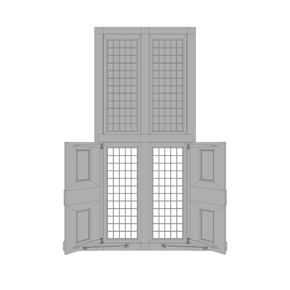 Windows Collection Low-poly 3D model_111
