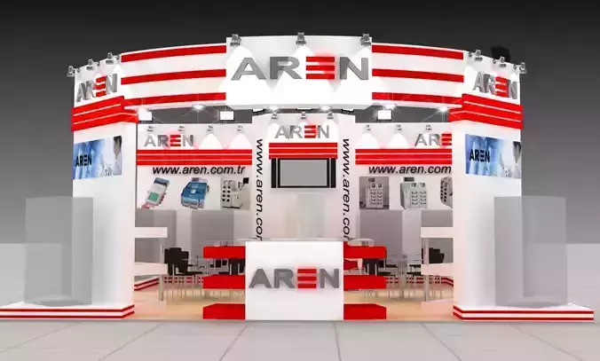 Aren Medikal exhibition stand design