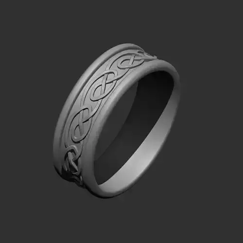 Celtic ring design for 3D printing 3