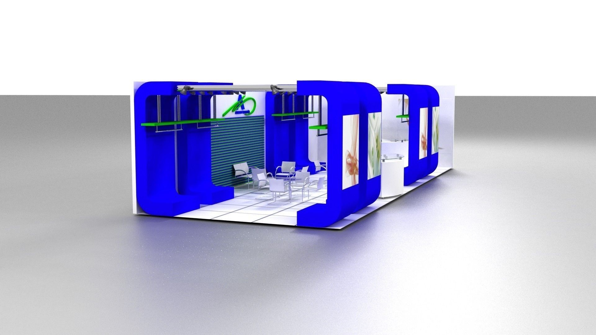 Ascan exhibition stand design 3D model_2
