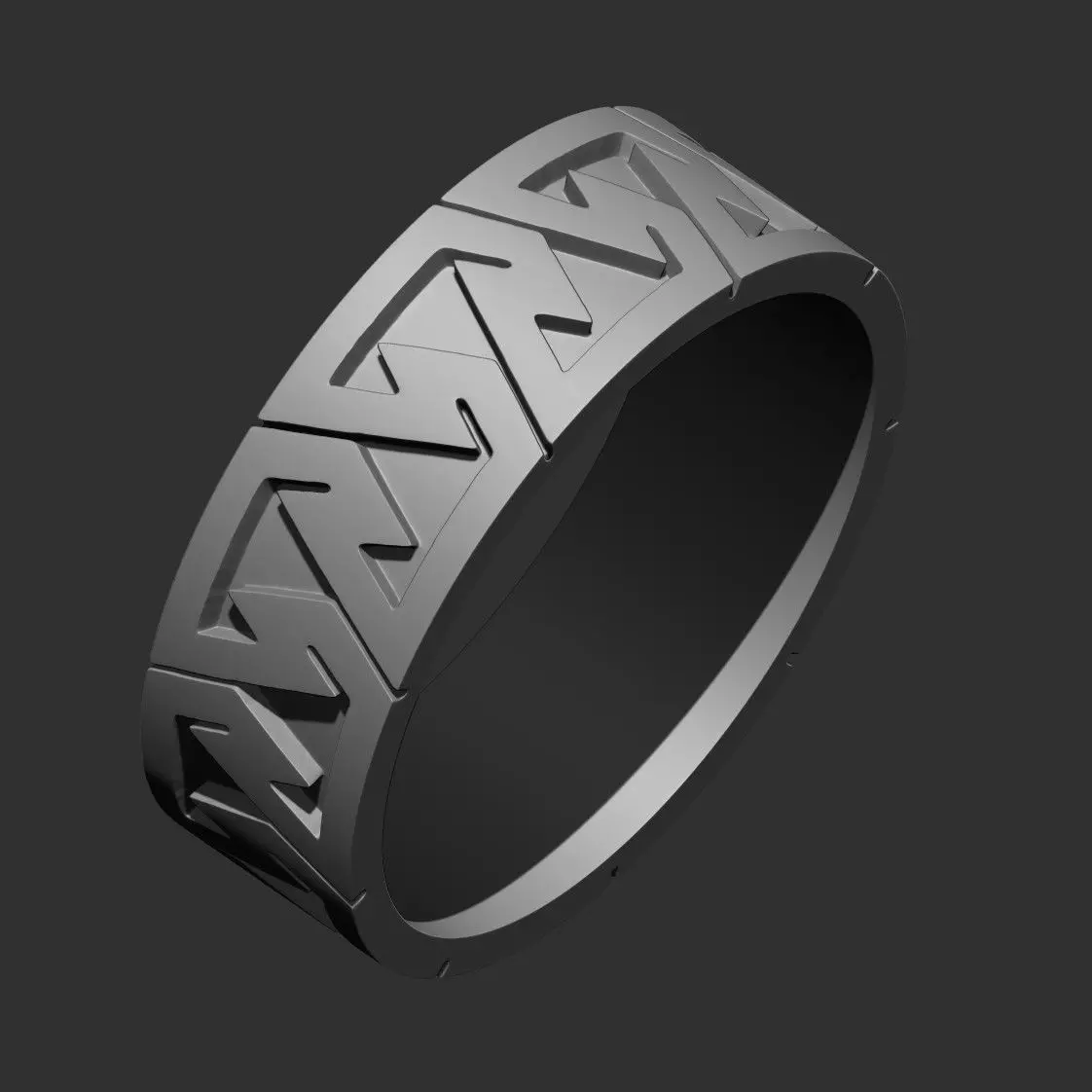Celtic ring design for 3D printing 8 3D print model_0