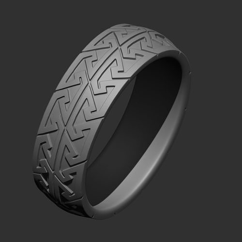 Celtic ring design for 3D printing 9 3D print model