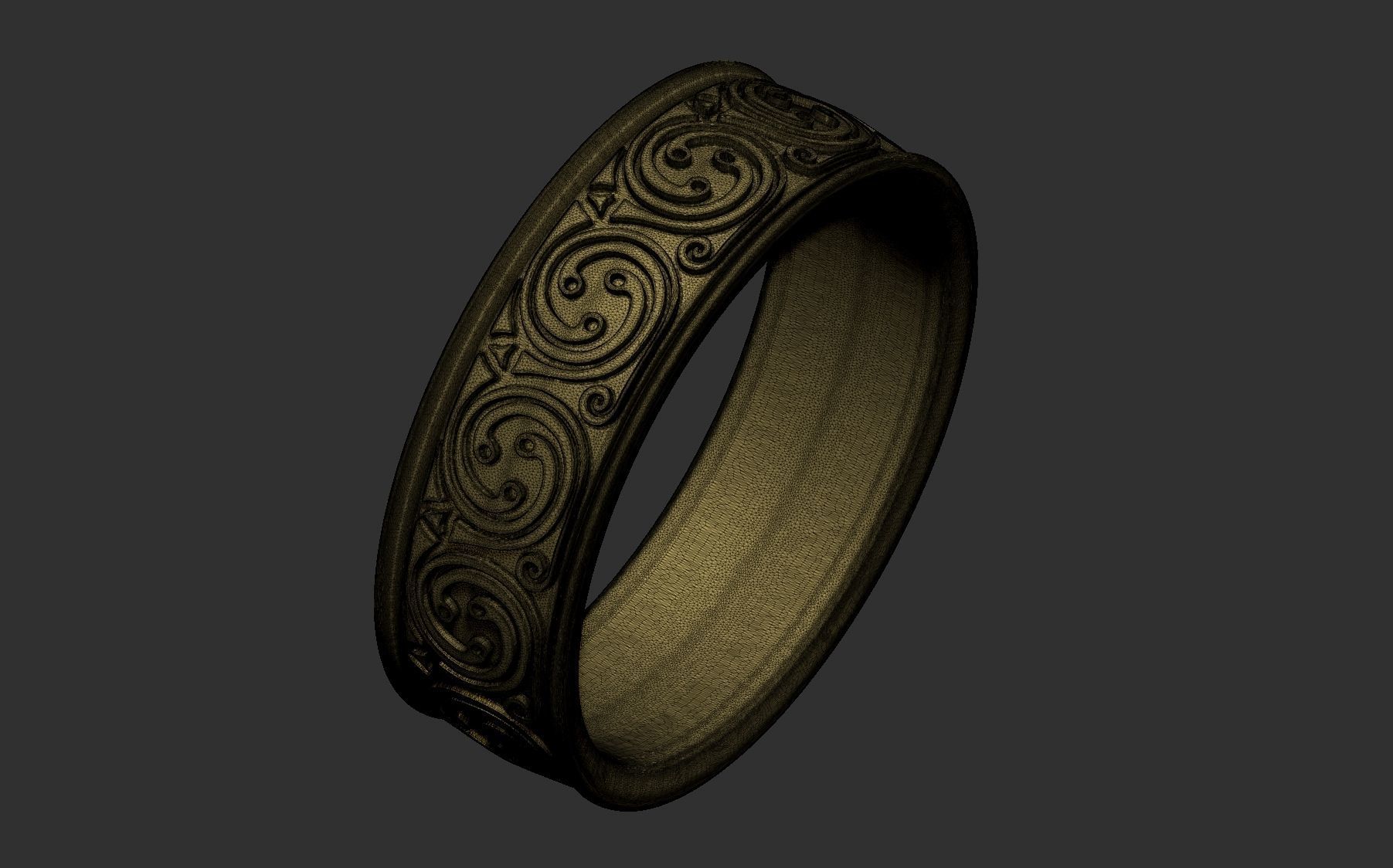 Celtic ring design for 3D printing 10 3D print model_2