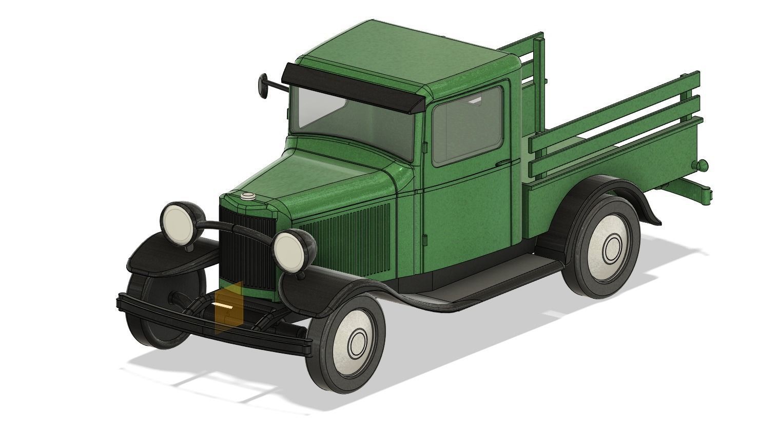 Farm Truck STL for resin 3d-printing 3D print model_8