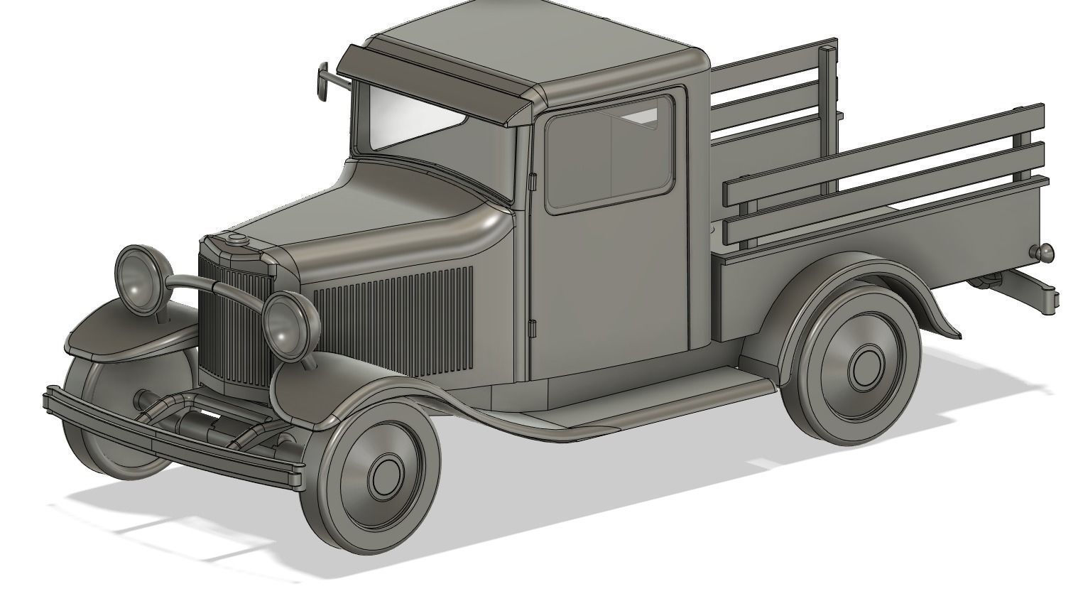 Farm Truck STL for resin 3d-printing 3D print model_4
