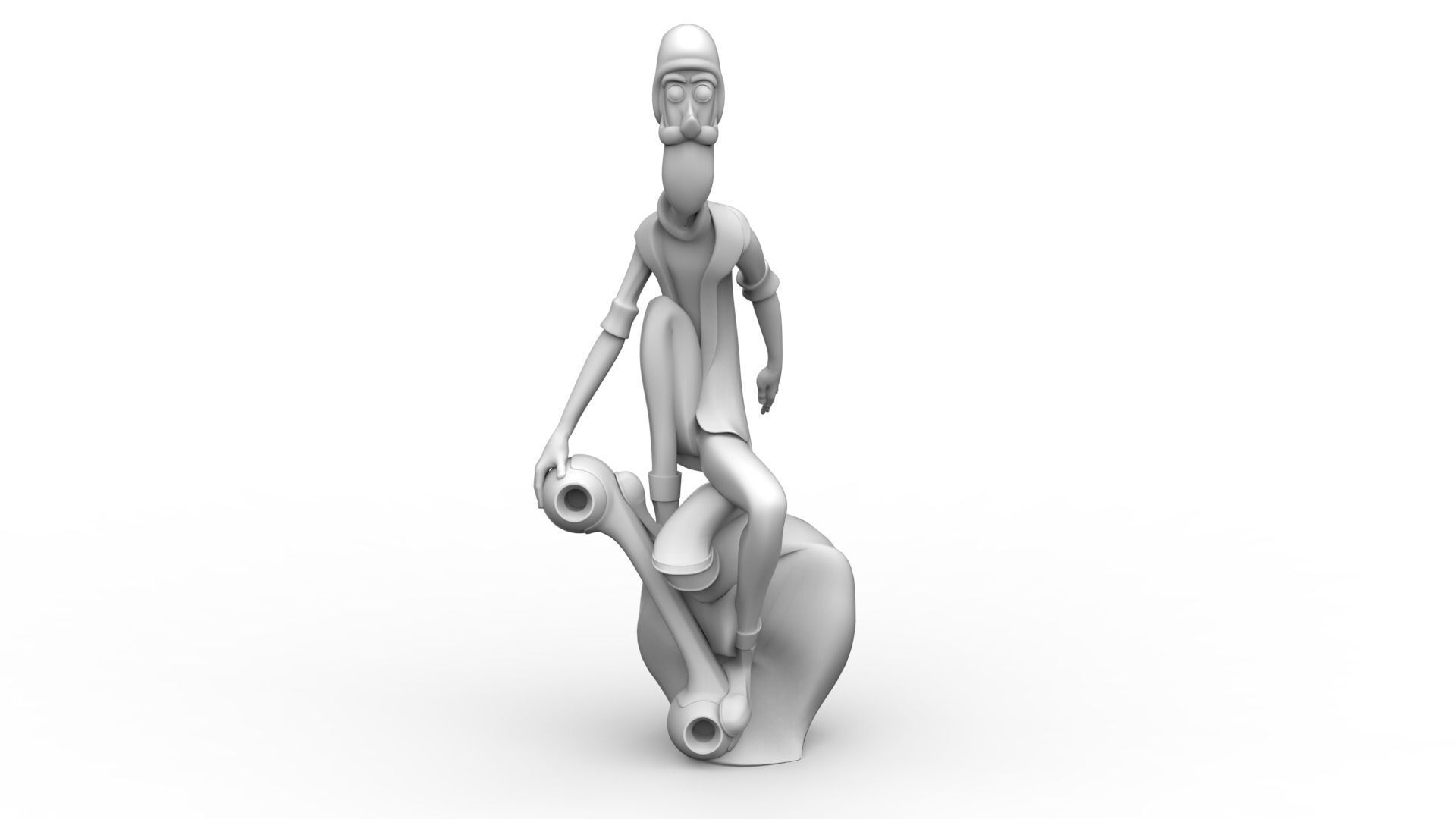 Santa Claus Christmas 3D print model  3D print model_6