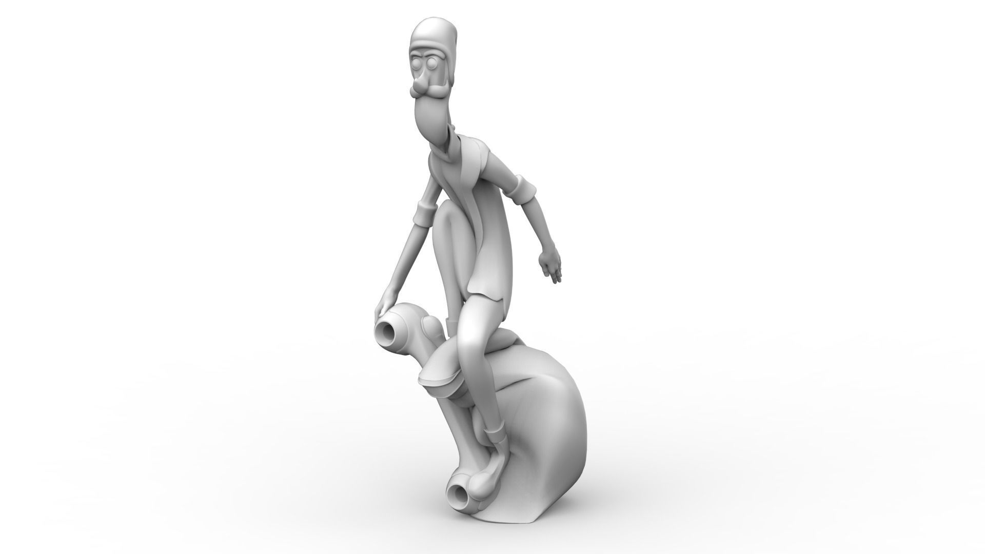 Santa Claus Christmas 3D print model  3D print model_5