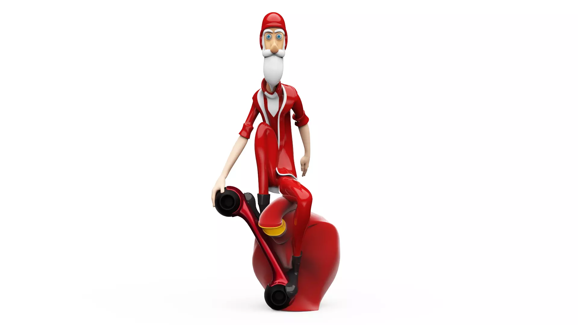 Santa Claus Christmas 3D print model  3D print model_0