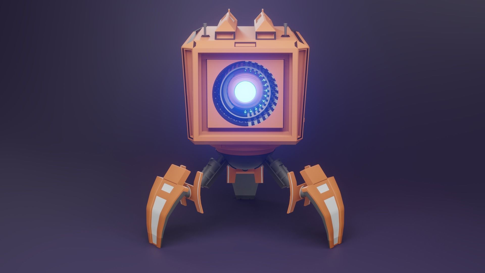 Mechanical research Robot Archie 3D model_5