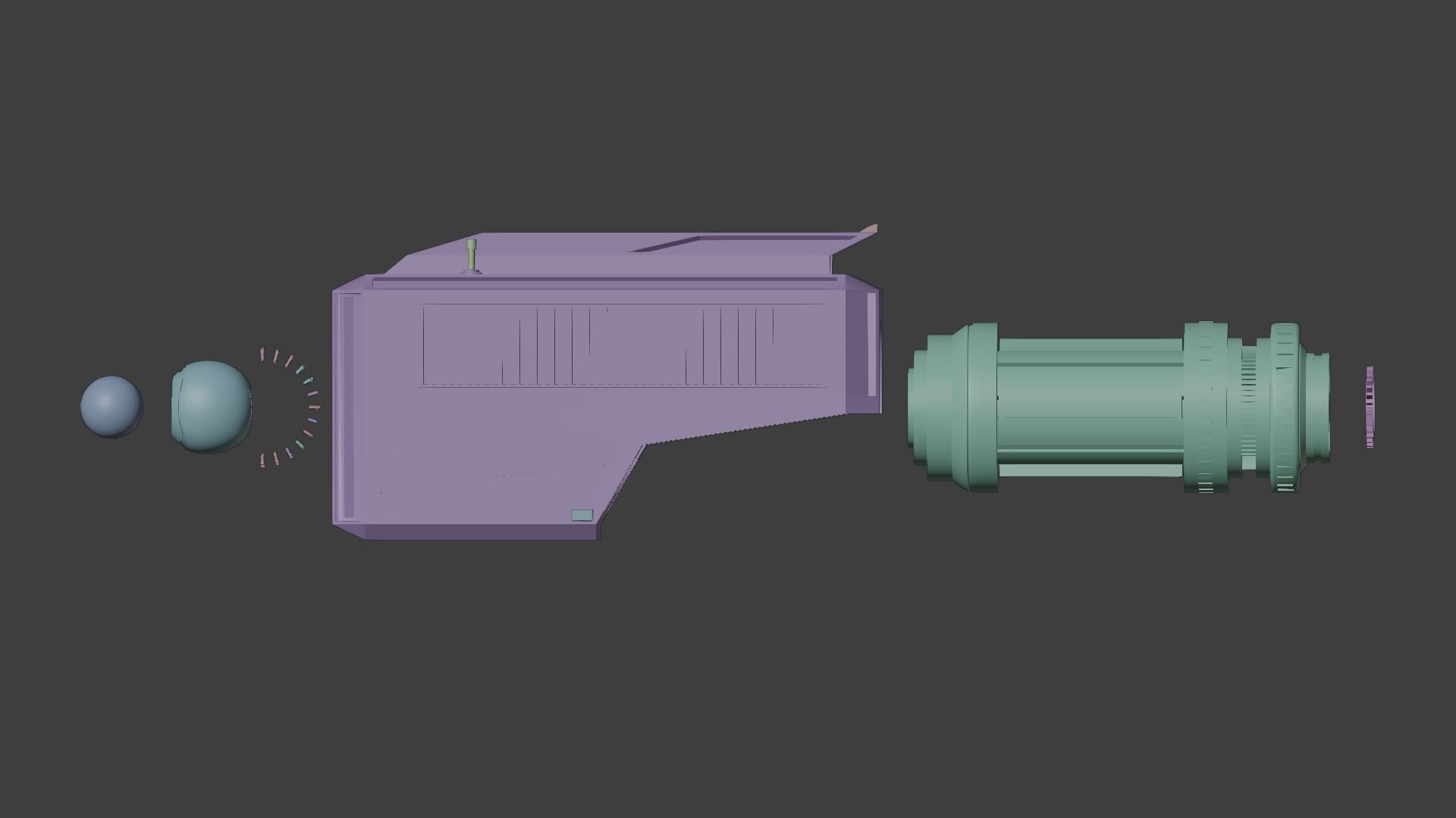 Mechanical research Robot Archie 3D model_7