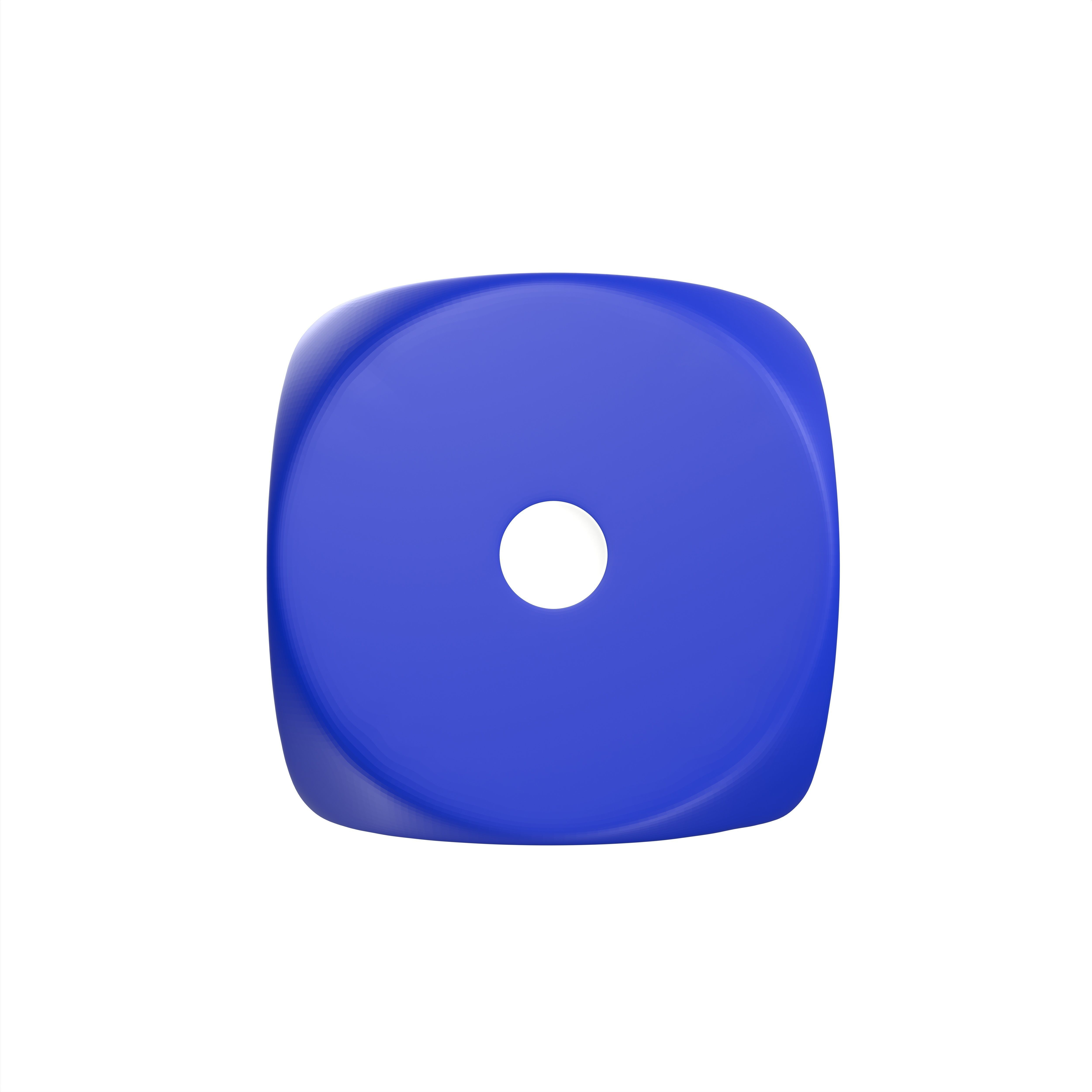 Dice X two 3D model_2