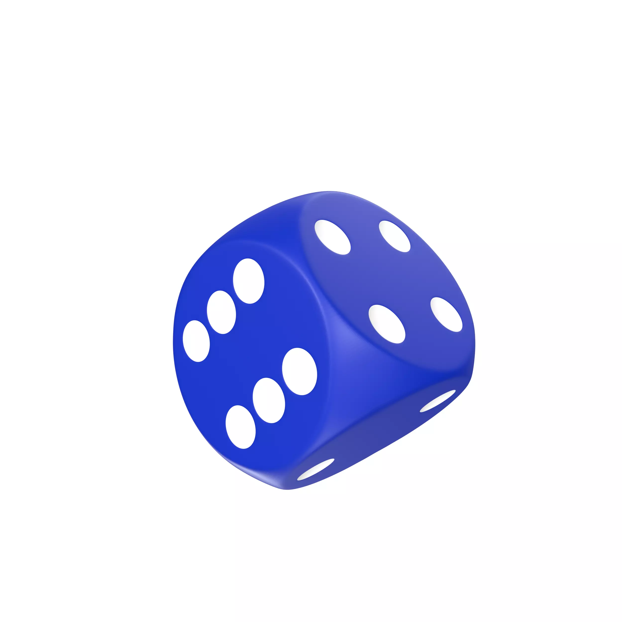 Dice X two 3D model_0