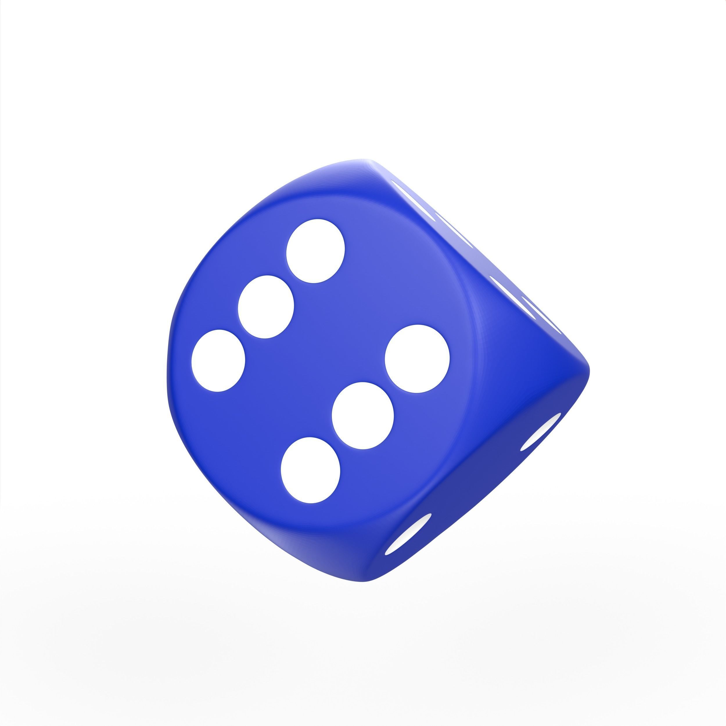 Dice X two 3D model_13