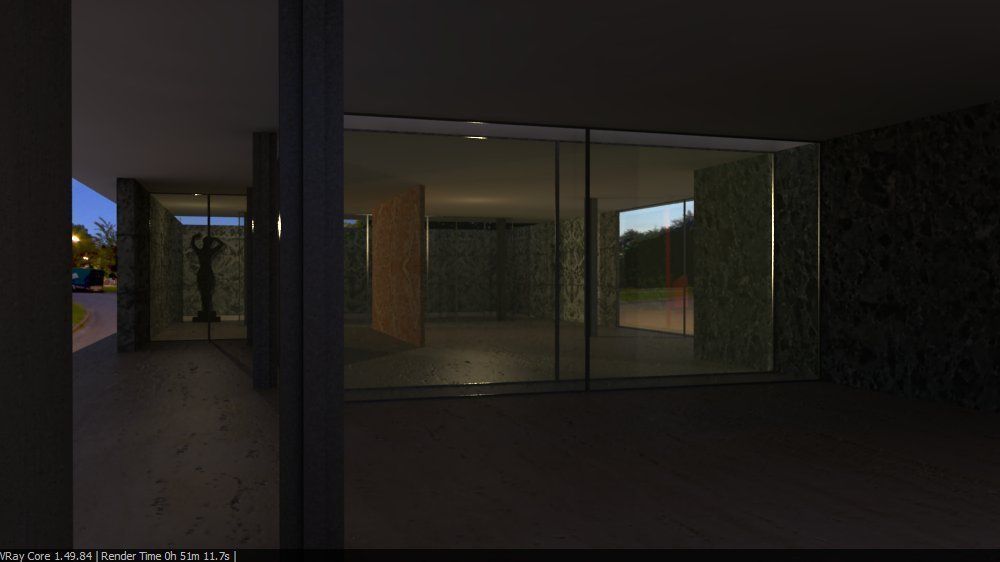 Barcelona Pavillion by Mies van der Rohe 3D model_10