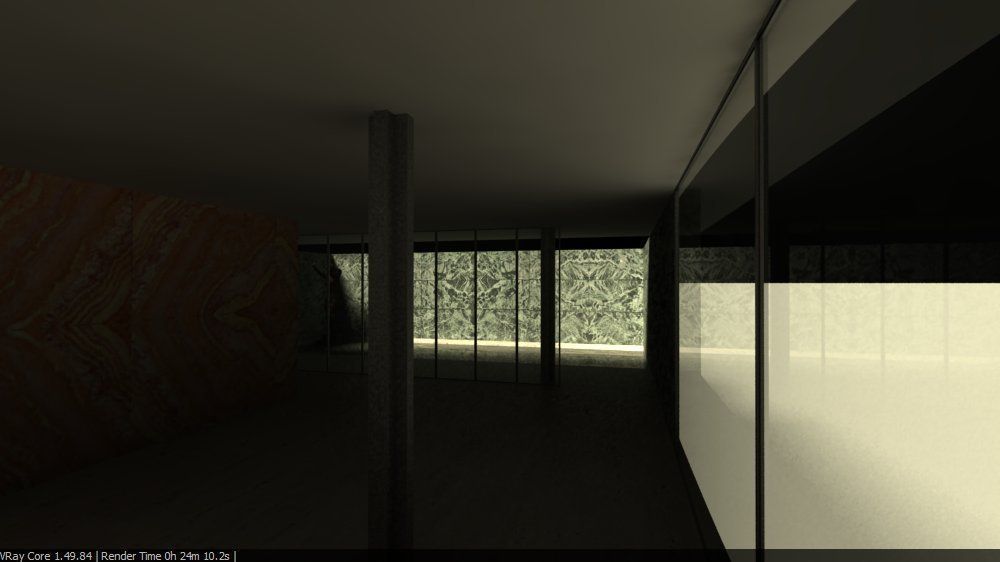 Barcelona Pavillion by Mies van der Rohe 3D model_6