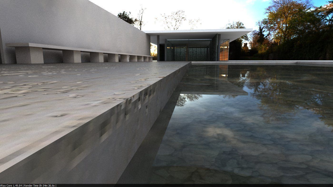Barcelona Pavillion by Mies van der Rohe 3D model_3