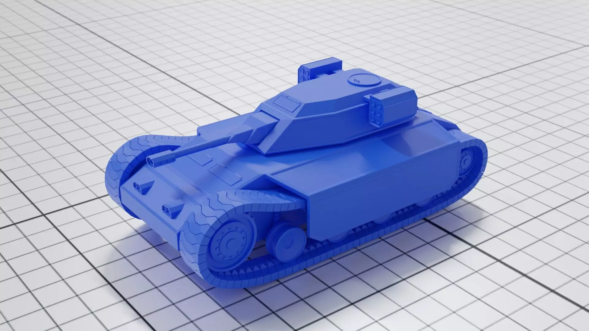 Scifi Tank Free 3D print model