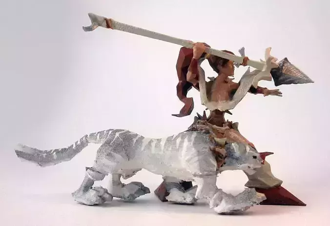 Nidalee figurine 3D print model