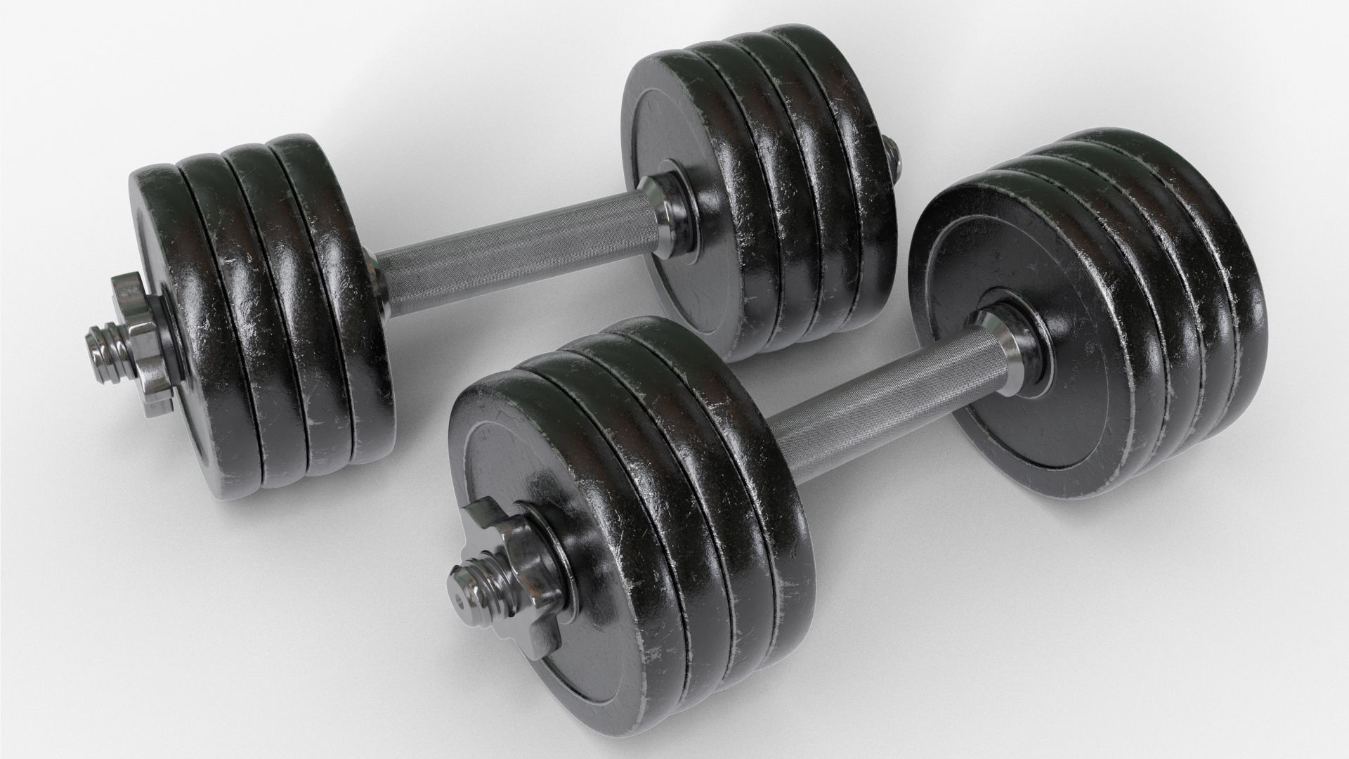 Dumbbell Adjustable 3D model_11