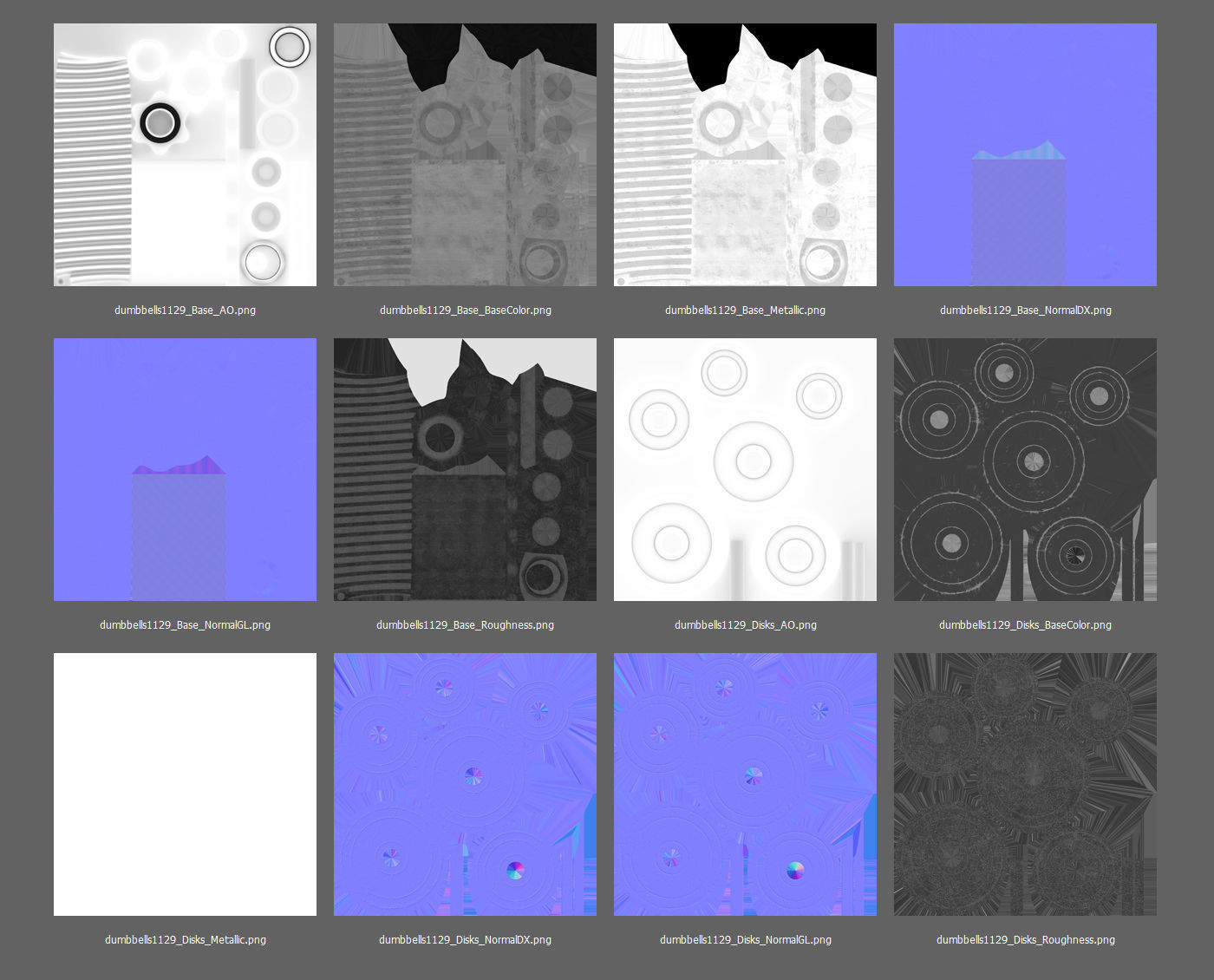 Dumbbell Adjustable 3D model_14