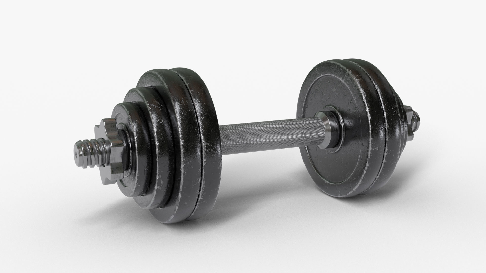 Dumbbell Adjustable 3D model_0