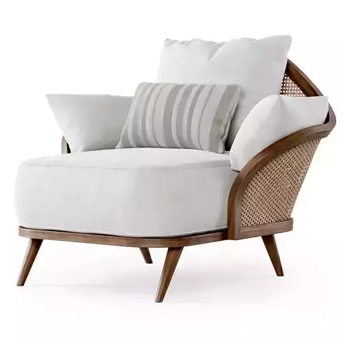 Garden lounge armchair WML
