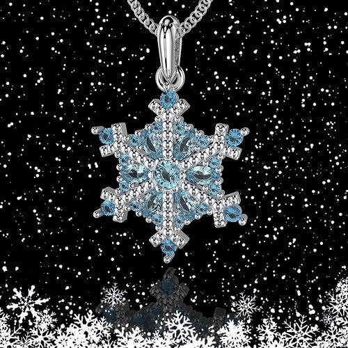 JEWELRY Pendant The Snow Queen Snowflake- Printable STL 3D print model