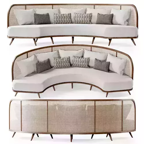 Garden round sofa R156