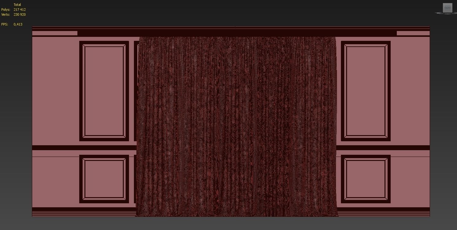 Curtain Set 275 3D model_4
