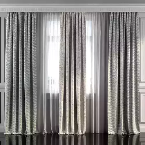 Curtain Set 275 3D model