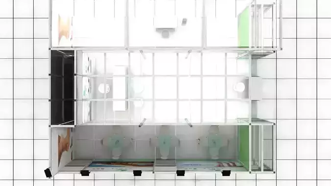 Asmer Exhibition Stand Design 3D model