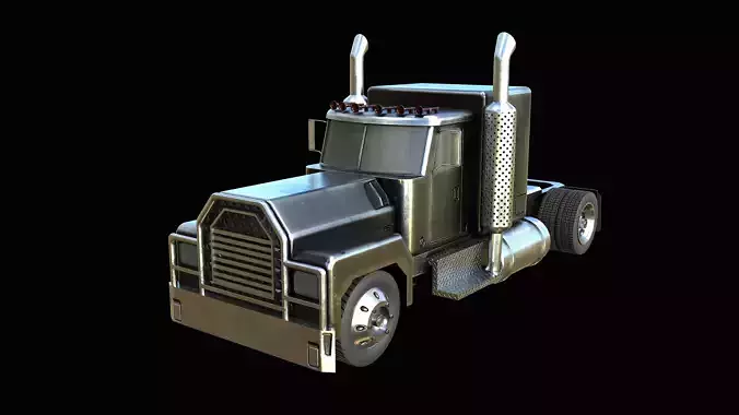 Semi-Truck Game-ready PBR semi truck