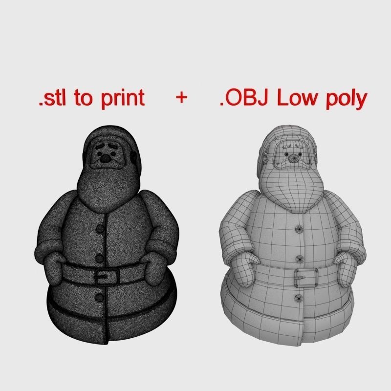 Santa Claus 3D print model_5