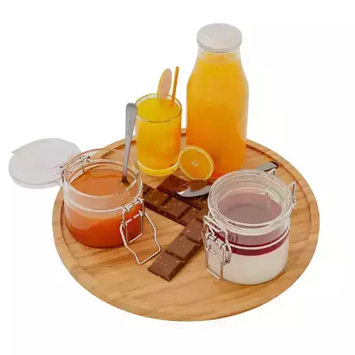 Jam Orange Juice and Chocolate