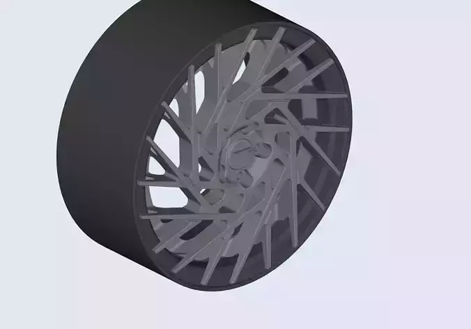 Z forged wheel for miniatures cars models