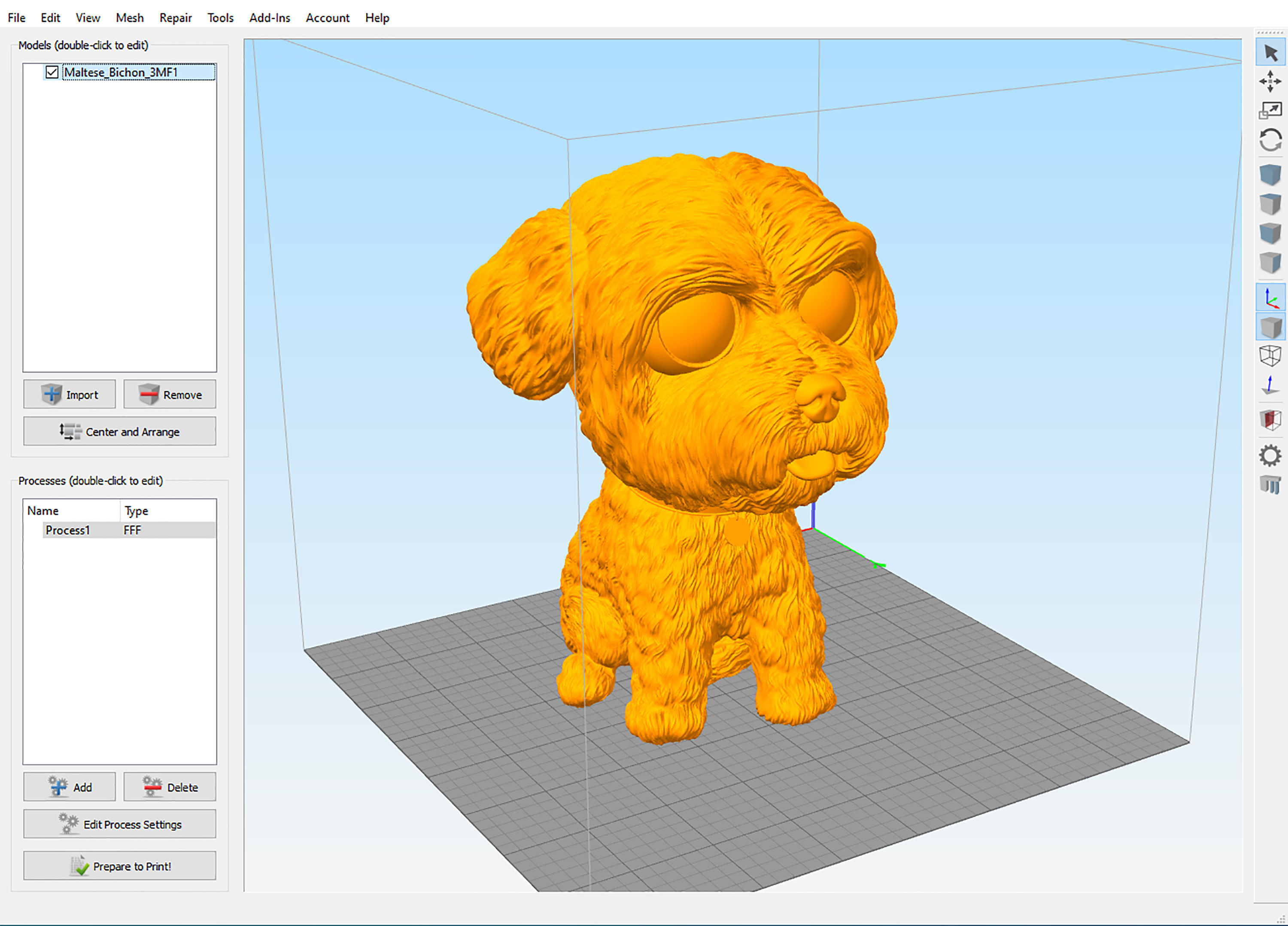 Maltese Bichon dog Funko Pop style 3D printable 3D print model_5